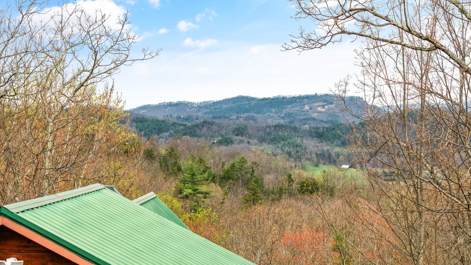 Valley and ridgeline view from the deck